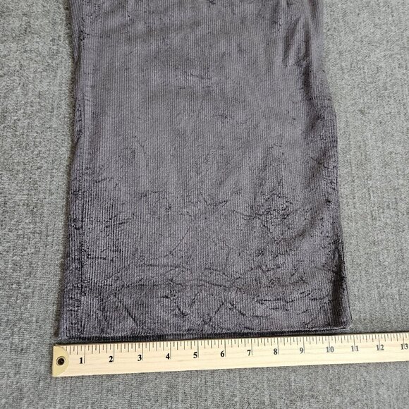 Raffaello Rossi Pants Women 44 L Gray Cropped Wide Leg Microcords Camilla 6/8 O - Picture 7 of 16